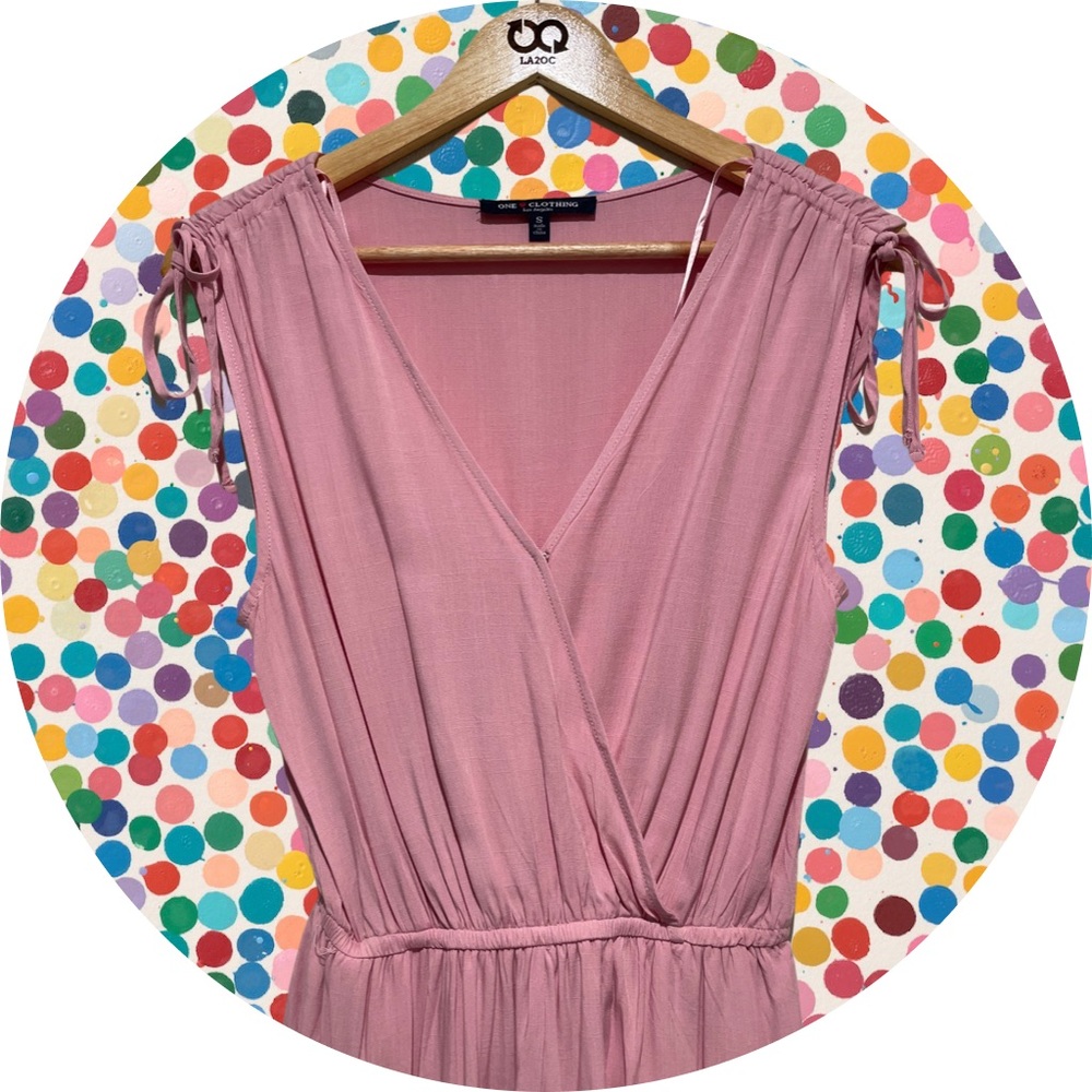 One Love Clothing Blush Pink Romper Size S 100% Polyester